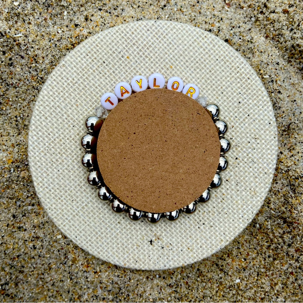Handmade Silver Taylor swift bracelet